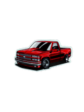 Candy Red Chevy OBS Decal