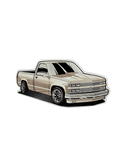 Light Brown Chevy OBS Decal